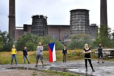 Kraftwerk Plessa - výstupy na komíny